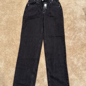 Fashion Nova Black Wide Leg Jeans